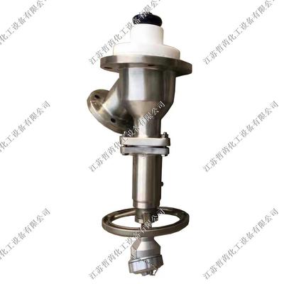 GMP不锈钢铠装搪玻璃放料阀