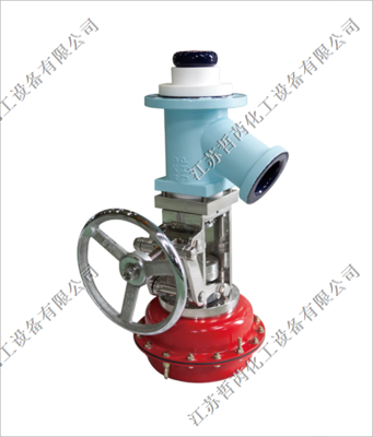 搪玻璃气动放料阀